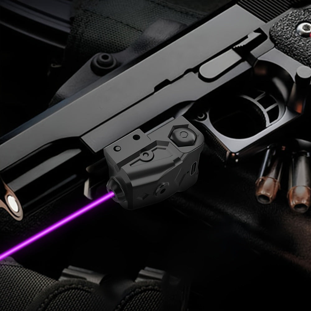 Pistol Laser Sight Ultra Compact Red Green Purple Laser for Guns with Type-C Charging – Universal 20mm Picatinny Rail Mount