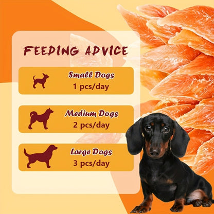 Chicken Jerky Treats for Dogs and Cats – High Protein Chicken Breast Slices, Grain-Free Dental Chews & Training Rewards for Puppies Kittens