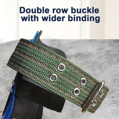 Tree Climbing Spikes Gear Set with Ankle Straps Portable Climbing Tools for Tree Maintenance Fruit Harvesting Hunting Observation Outdoor
