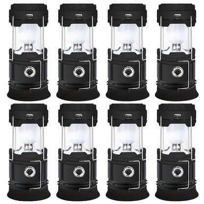 Collapsible Camping Lantern Rechargeable Bulk Set – Foldable USB LED Pendant Light for Camping, Power Outages & Emergency Survival