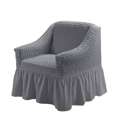 Sofa Cover Seersucker Stretch Slipcover with Elastic Band Closure for 1 to 4-Seater Sofas in Eight Colors