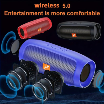 Portable Bluetooth Speaker with 1200mAh Battery and USB-C in Three Colors for Home, Travel and Small Gatherings