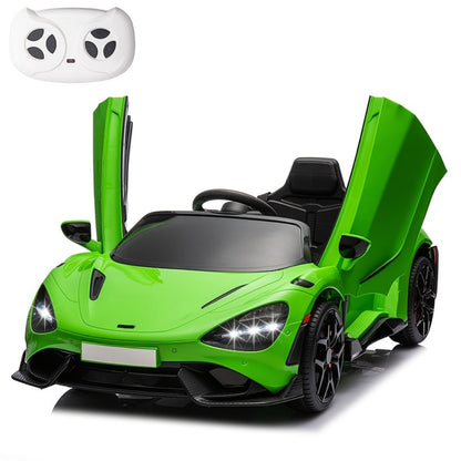 12V Kids Ride On Car Electric Vehicle with Hydraulic Doors Remote Control with the Listed Color, Size or Set Options for Everyday Use