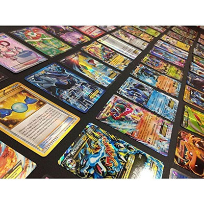 Pokemon 100 Card Lot, 1 Ultra Rare (Mega EX GX V VMAX), 100 Assorted English TCG Cards Near Mint