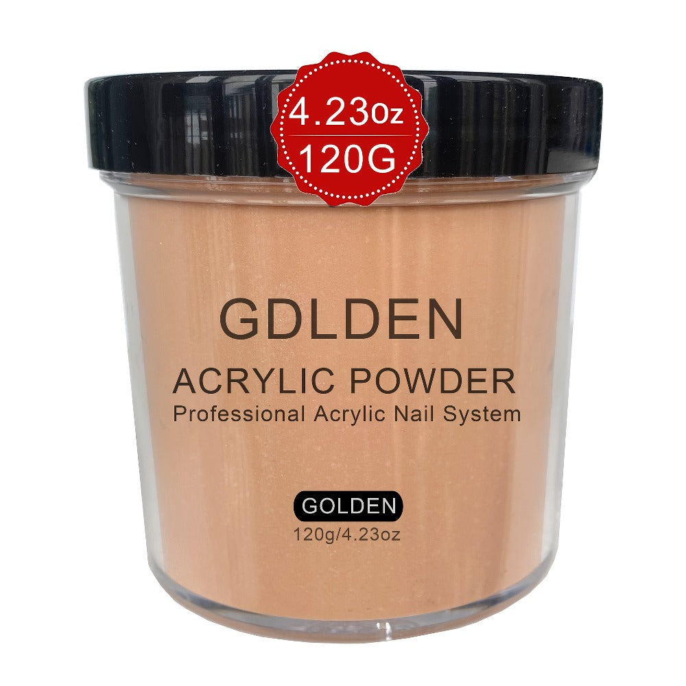 Acrylic Nail Powder 4oz Glitter Set 3 Colors Cool Pink Golden Natural for Nail Extensions Sculpting 3D Nail