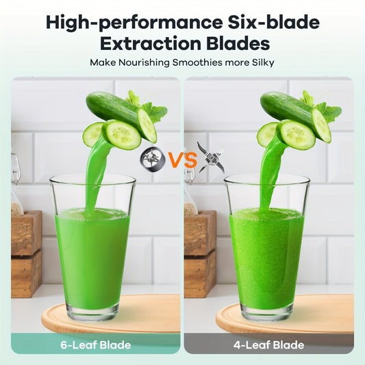 Personal Blender & Smoothie Maker 12-in-1, High-Powered Protein Shake Mixer, Multi-Function Grinder