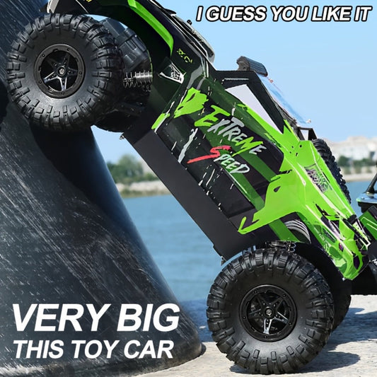 Remote Control Car, 4WD Climbing and Drift Truck with Full-Proportional Control, Mixed Color Body and Large Tires
