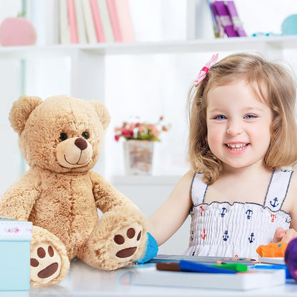 Teddy Bear Stuffed Animal 15 Inch Classic Brown Plush Bear with Safe with the Listed Color, Size or Set Options for Everyday Use