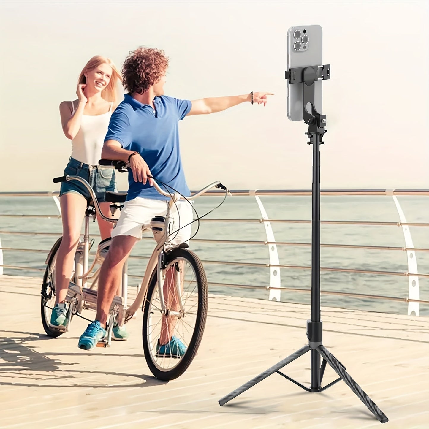 72 Inch Aluminum Tripod Selfie Stick with Wireless Remote & Detachable Phone Holder for an Everyday Personal Care Routine
