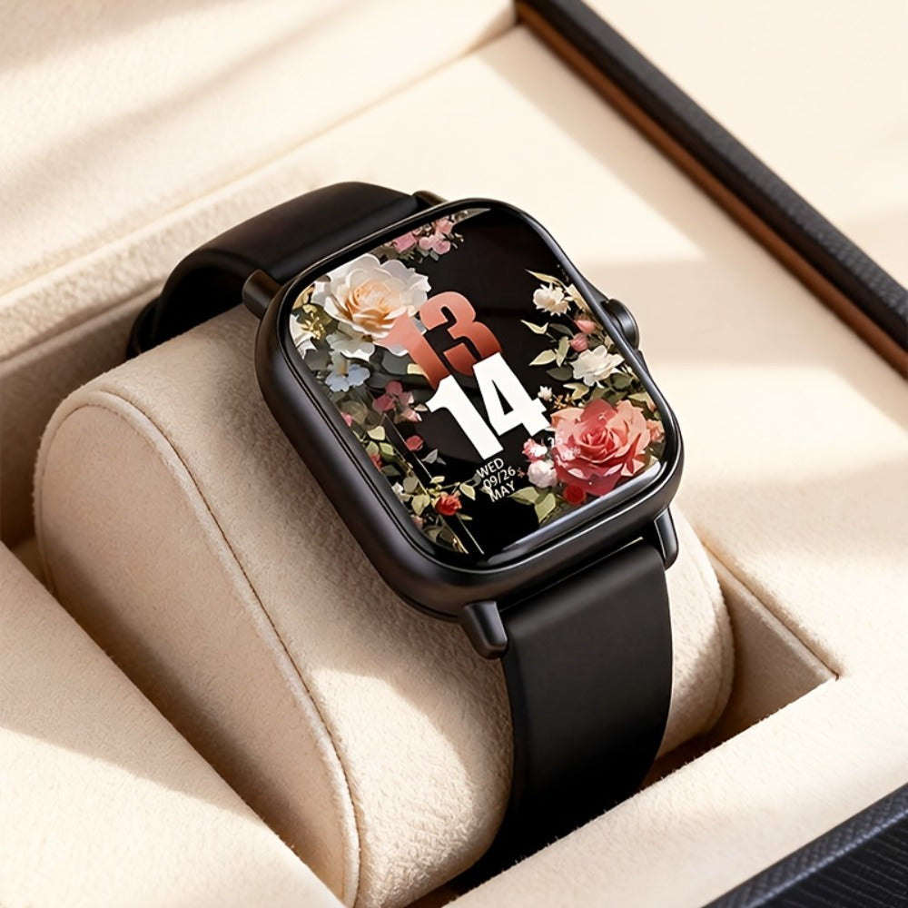Smartwatch with Remote Photo Control & Bluetooth Calling, Large Screen Unisex, Message Notifications, Multiple Sport Modes, Heart Rate