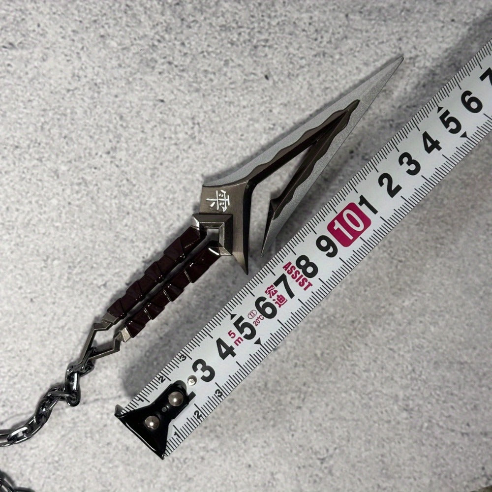 Ninja Kunai Cosplay Prop Safe No-Sharp Edges 25in, Anime Shuriken Katana Samurai Sword Toy