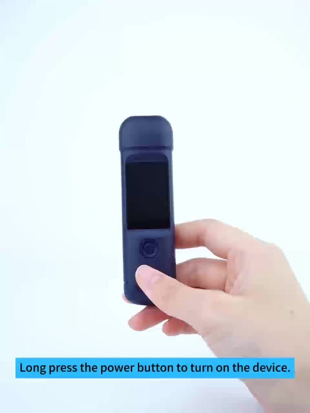 USB Rechargeable Breathalyzer with LCD Display, Portable Personal Alcohol Tester, 200mAh Battery