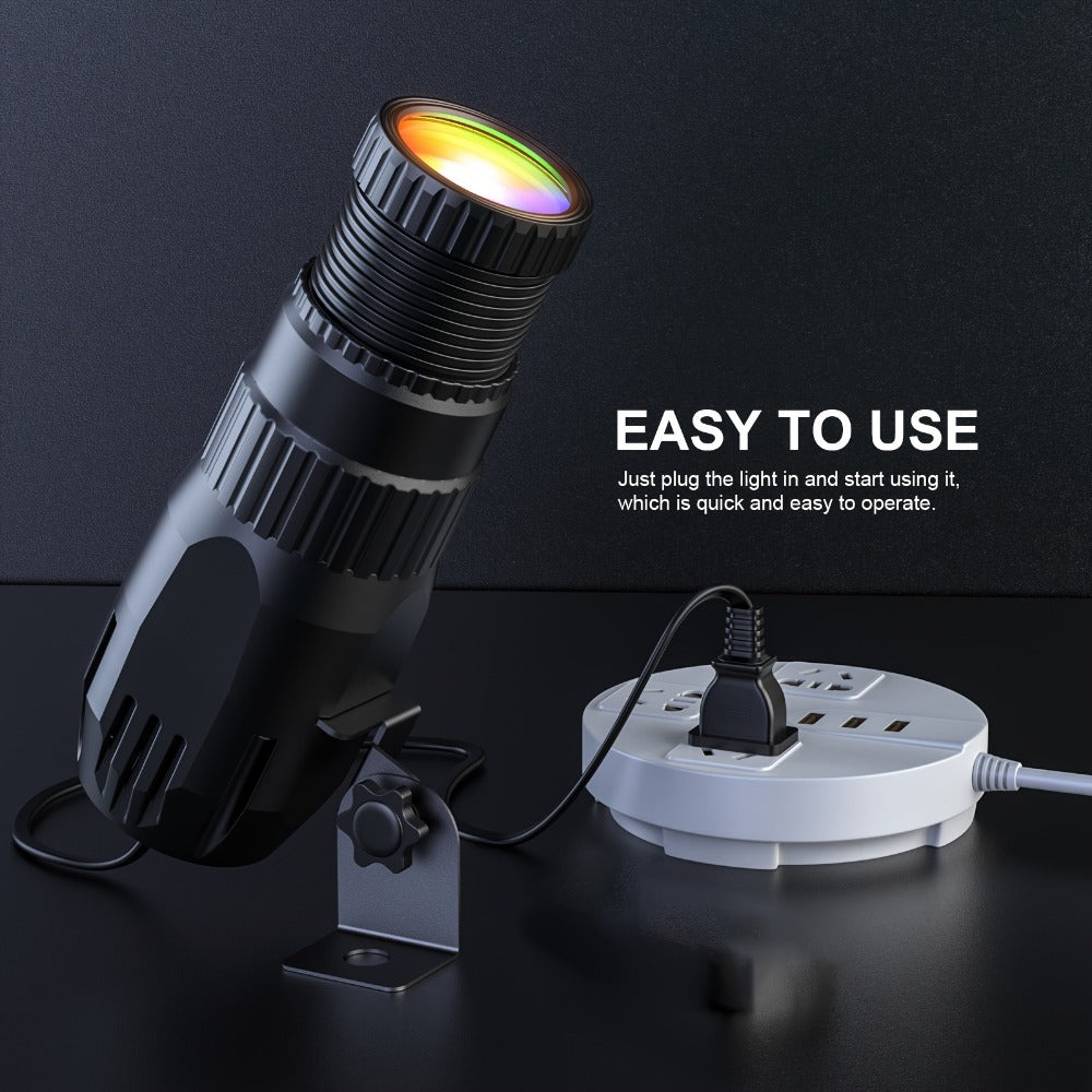 10W RGBW LED Pinspot Stage Light with Remote and Manual Focus detail image - detail view 3