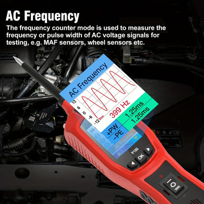 Automotive Circuit Tester P180 Multimeter, Breakpoint Localization Battery Diagnosis AC DC Voltage Fuel Injector Tester 6-30V