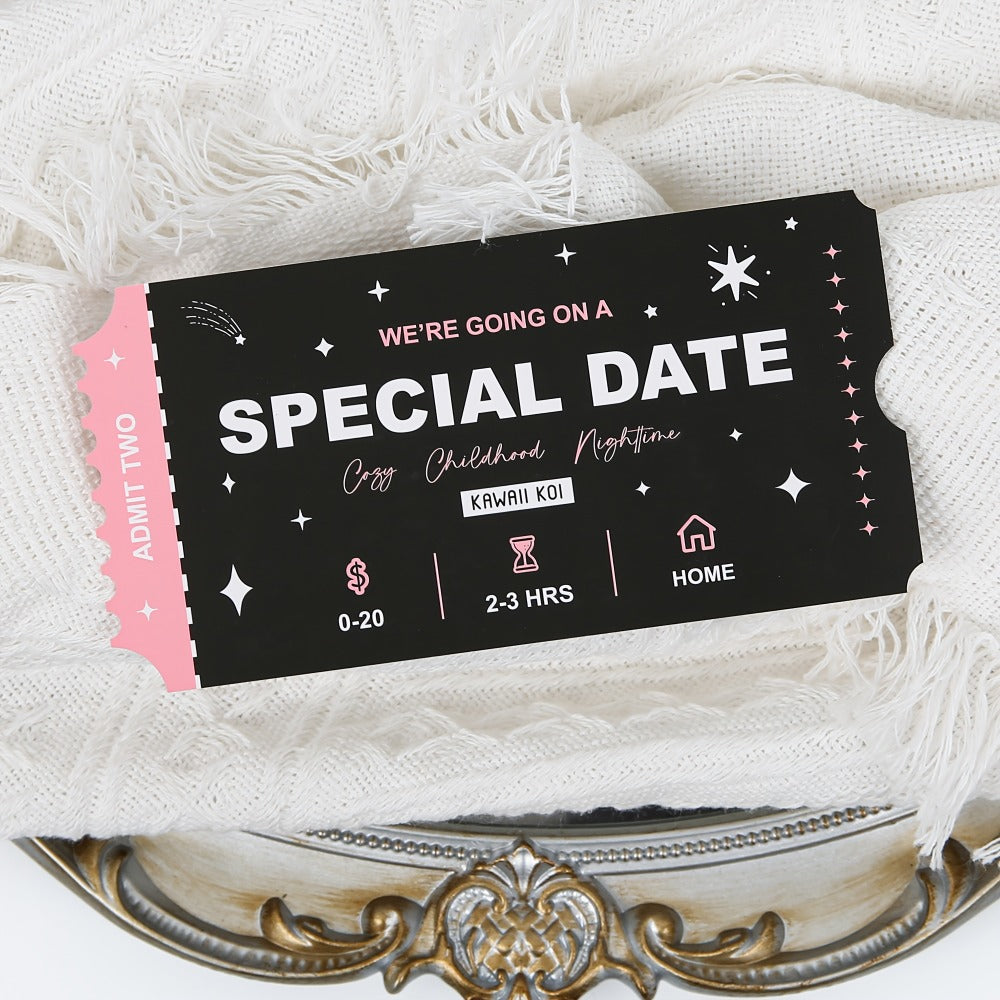 Date Night Scratch Off Cards for Couples 42pcs – Romantic Ideas Anytime Day & Night, 3 Color Tickets, Fun Couple Activity Game