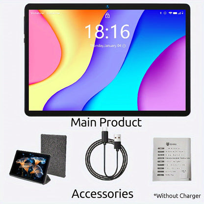 Android Tablet BMAX I9 Plus 10.1-Inch with Android 15, RK3562 CPU, 64GB Internal Storage and 6000mAh