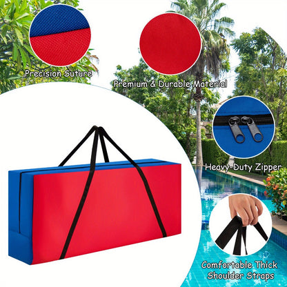Jumbo 4 in a Row Game Storage Bag Carrying Bag for Giant Connect 4 Game Set Oxford Cloth for Entryways, Bedrooms and Living Spaces