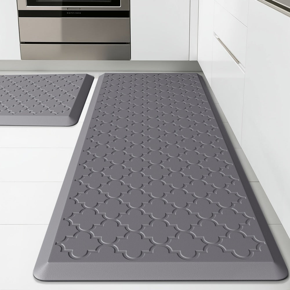 Kitchen Mat Set, 2-Piece Cushioned Standing Mats in Four Colors with 17.3x29 and 17.3x47 or 17.3x59-Inch Pairings