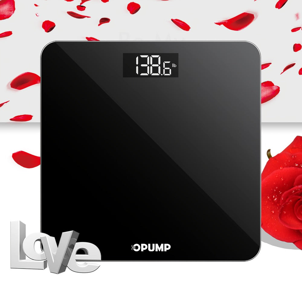Digital Bathroom Scale High Precision, Electronic Body Weight Scale with Backlit HD LCD Display, kg/lb/st Switchable