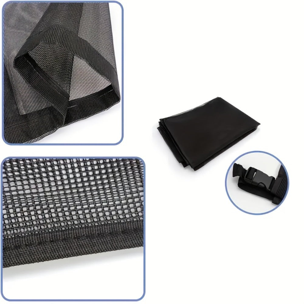 Outdoor AC Unit Cover Heavy Duty Waterproof Central Air Conditioner Cover with Mesh Vent Adjustable Straps UV Rain Snow Debris Bug Leaf