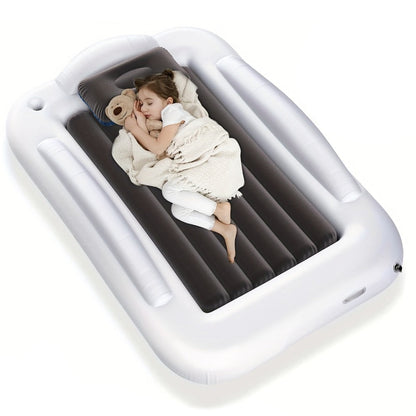 Kids Inflatable Travel Bed, Portable Children Air Mattress with Fast Inflation, Separate Mattress Design