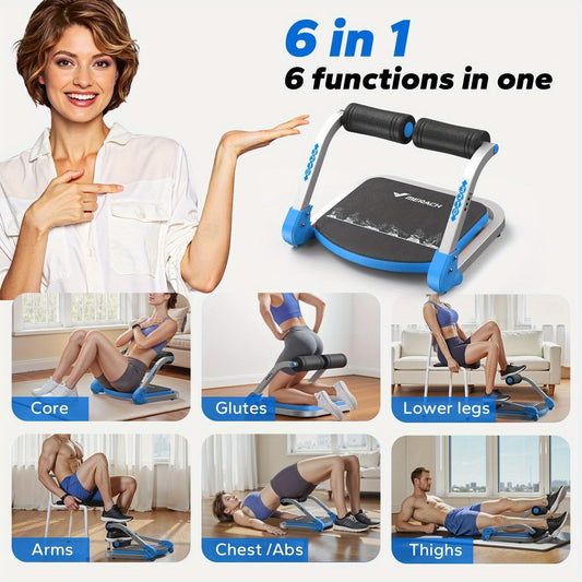 Ab Trainer Abdominal Machine – Multifunctional Core Strength Trainer for Home Gym, Waist Slimming & Belly Fat Workout
