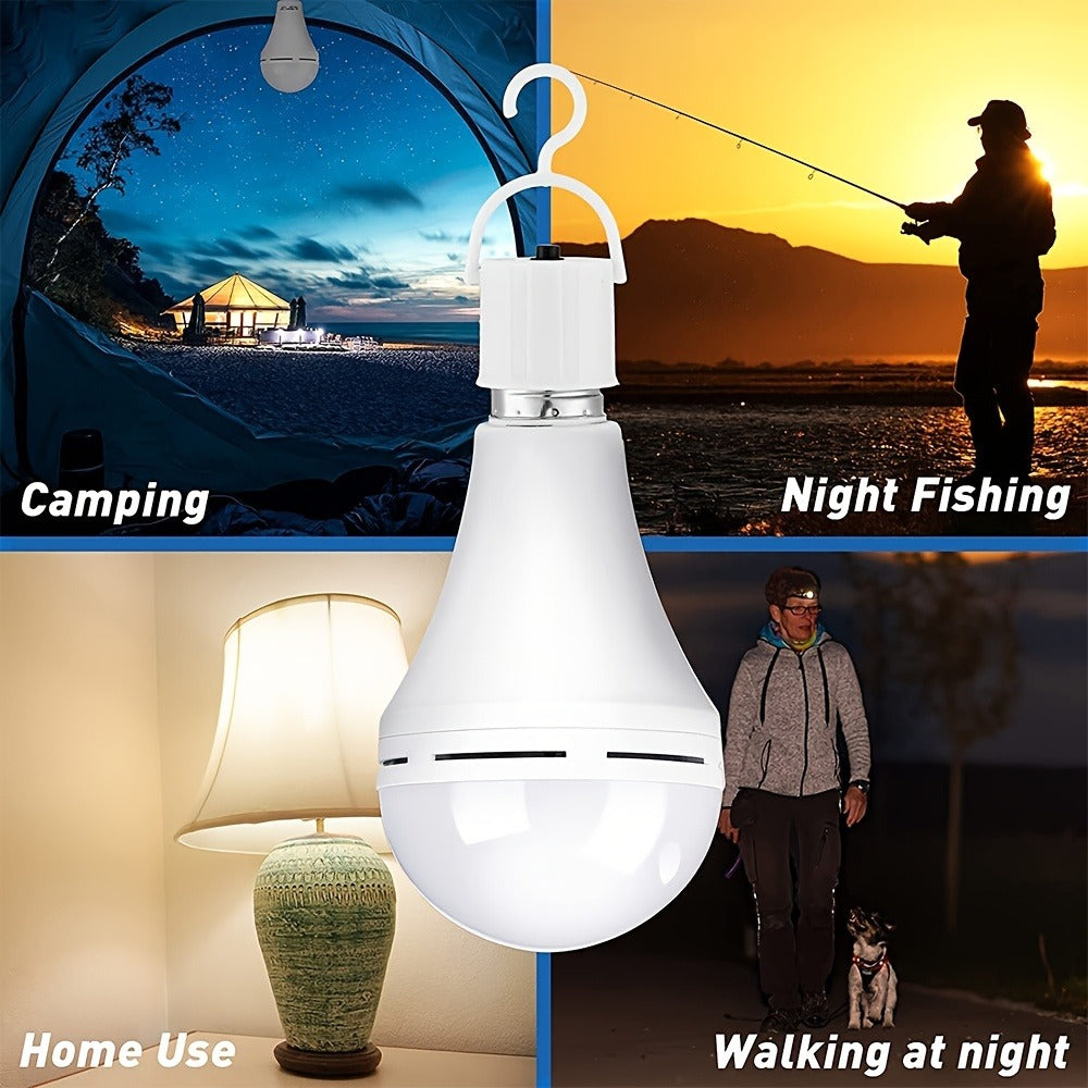 Rechargeable Emergency LED Light Bulb 12W 1100 Lumens 96W Equivalent with 800mAh Battery Backup