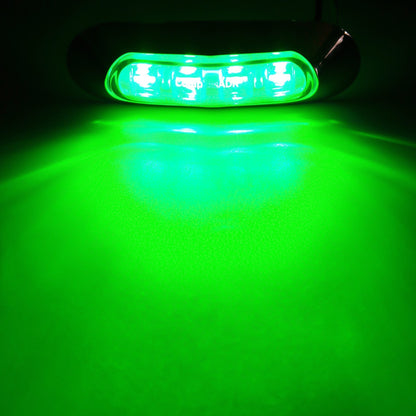 Marine LED Navigation Lights Set of 20 – Stern Circular Deck & Onboard Boat Lights for Yachts & Boats | Low Frequency, No Battery Required