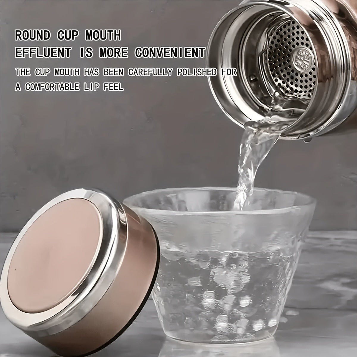 Insulated Water Bottle 1000ml 316 Stainless Steel – Double Wall Vacuum Flask with Leak-Proof Lid, Wide Mouth