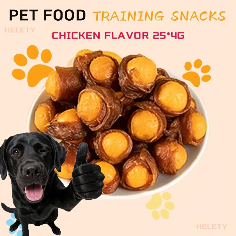 Freeze-Dried Dog Treats Assorted Pack – High Protein Chicken Duck & Egg Yolk Chews, Grain-Free Natural Training Rewards