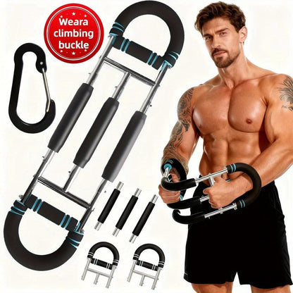 Fitness Equipment MoKo Spring Chest Expander with Black Mini Red Three-Tube and Blue Reinforced Options
