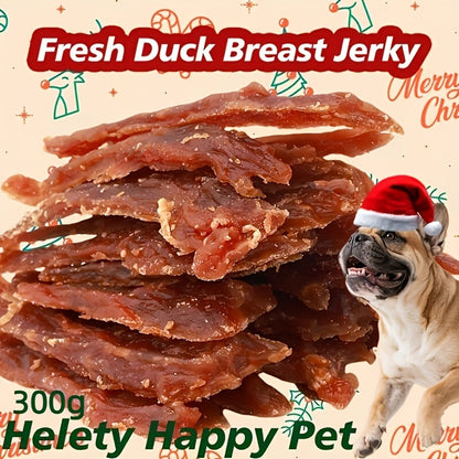 Air-Dried Dog Treats Chicken & Duck Breast Sticks – Single Ingredient Grain Free High Protein Dog Chews, Natural Jerky Snacks for Dogs