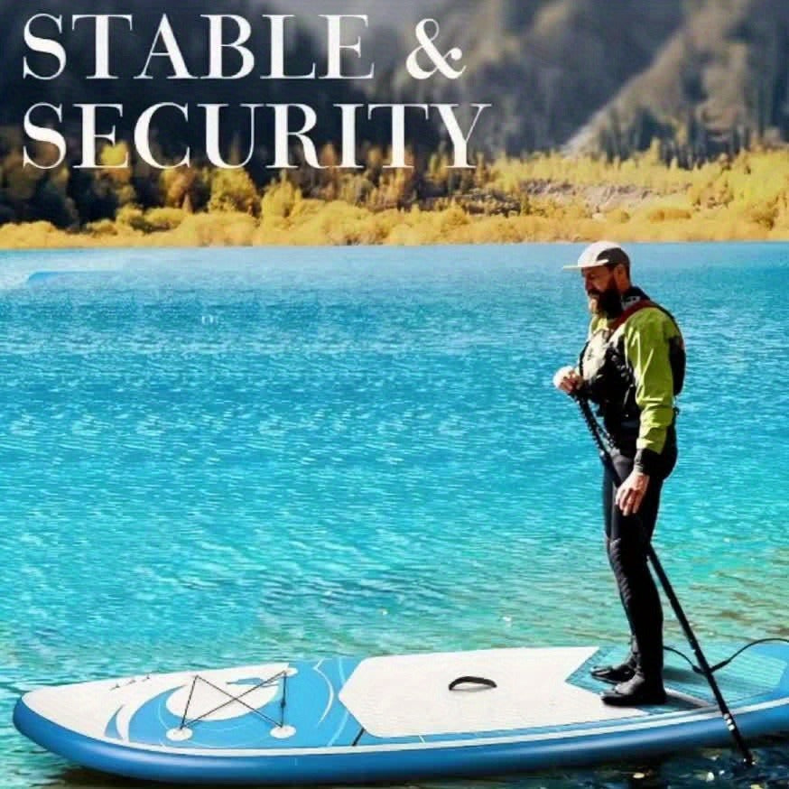 120 x 30 x 6-Inch Inflatable Stand-Up Paddle Board with Two-Plus-One Fin Setup and Six Design Options