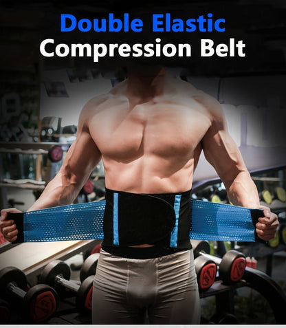 Weightlifting Belt for Men Women – Adjustable Gym Waist Support Belt with Hook-and-Loop Closure, Breathable Polyester Back Brace