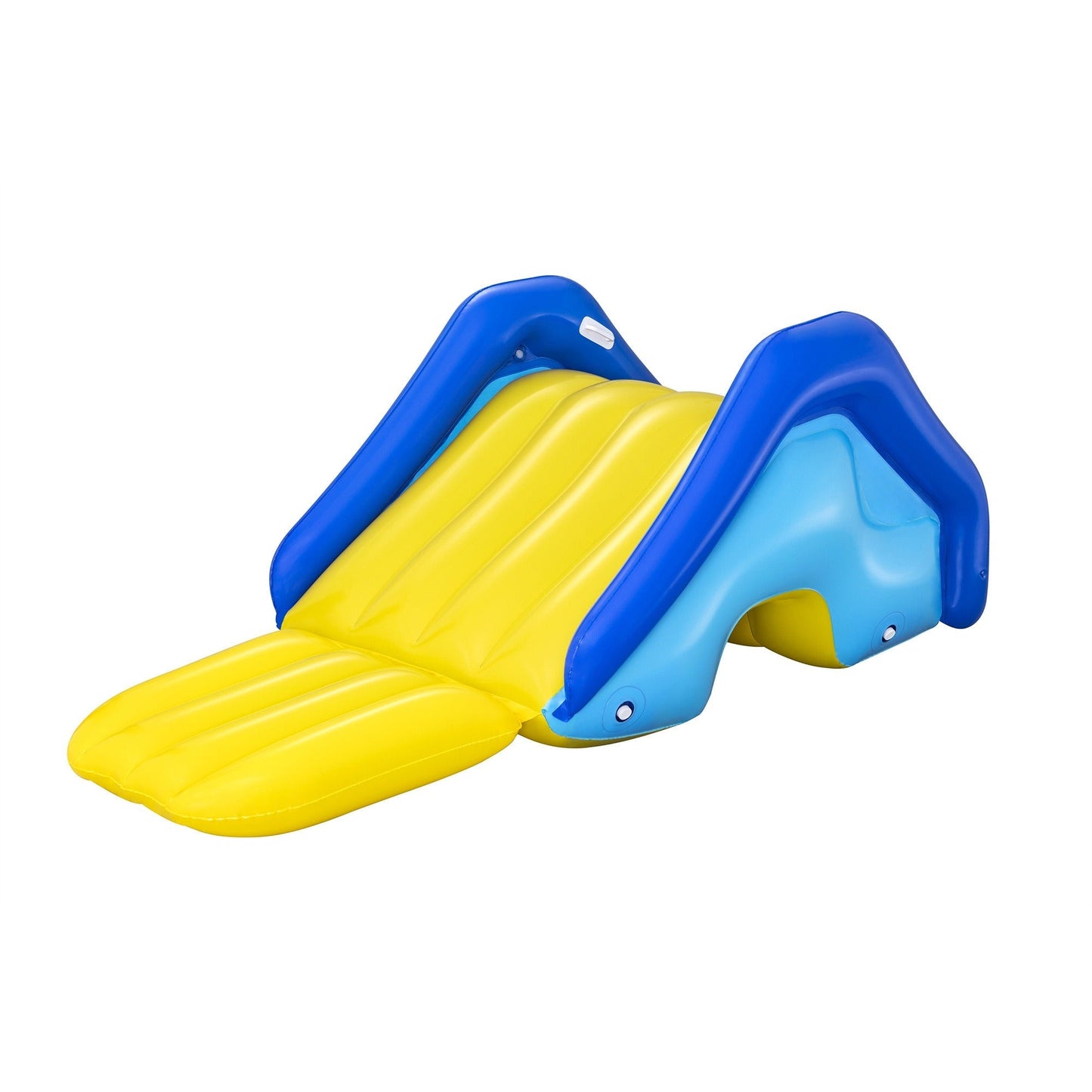 Inflatable Pool Water Slide Giant, 97x49x39 Inch Backyard Waterslide with Built-In Sprinkler, 4 Water Chambers for Stability