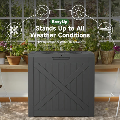 Lockable Outdoor Storage Box Waterproof Package Delivery Porch