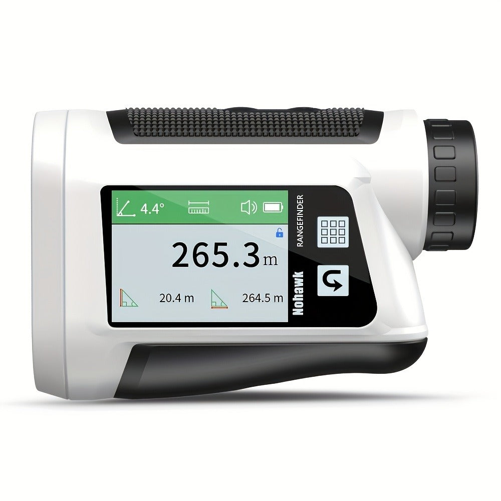 Laser Rangefinder 1000 Yard with Slope Compensation & Vibration Lock – USB Rechargeable Golf Rangefinder with Side Display Voice Broadcast 9