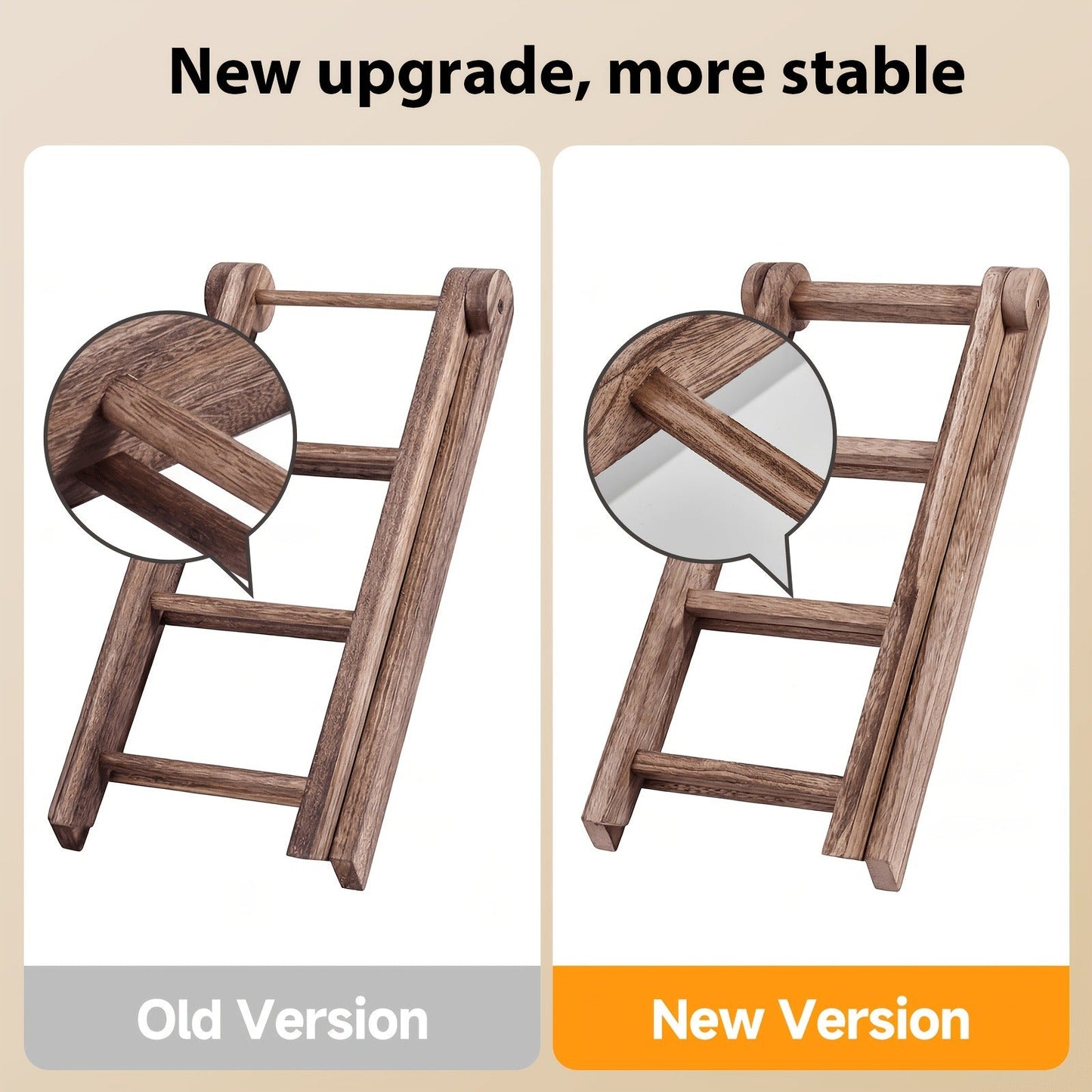 Cake Stand 3 Tier Wooden Serving Tray Farmhouse Dessert Display Cupcake Tower Bread Basket Collapsible Tiered Platter for Wedding Party