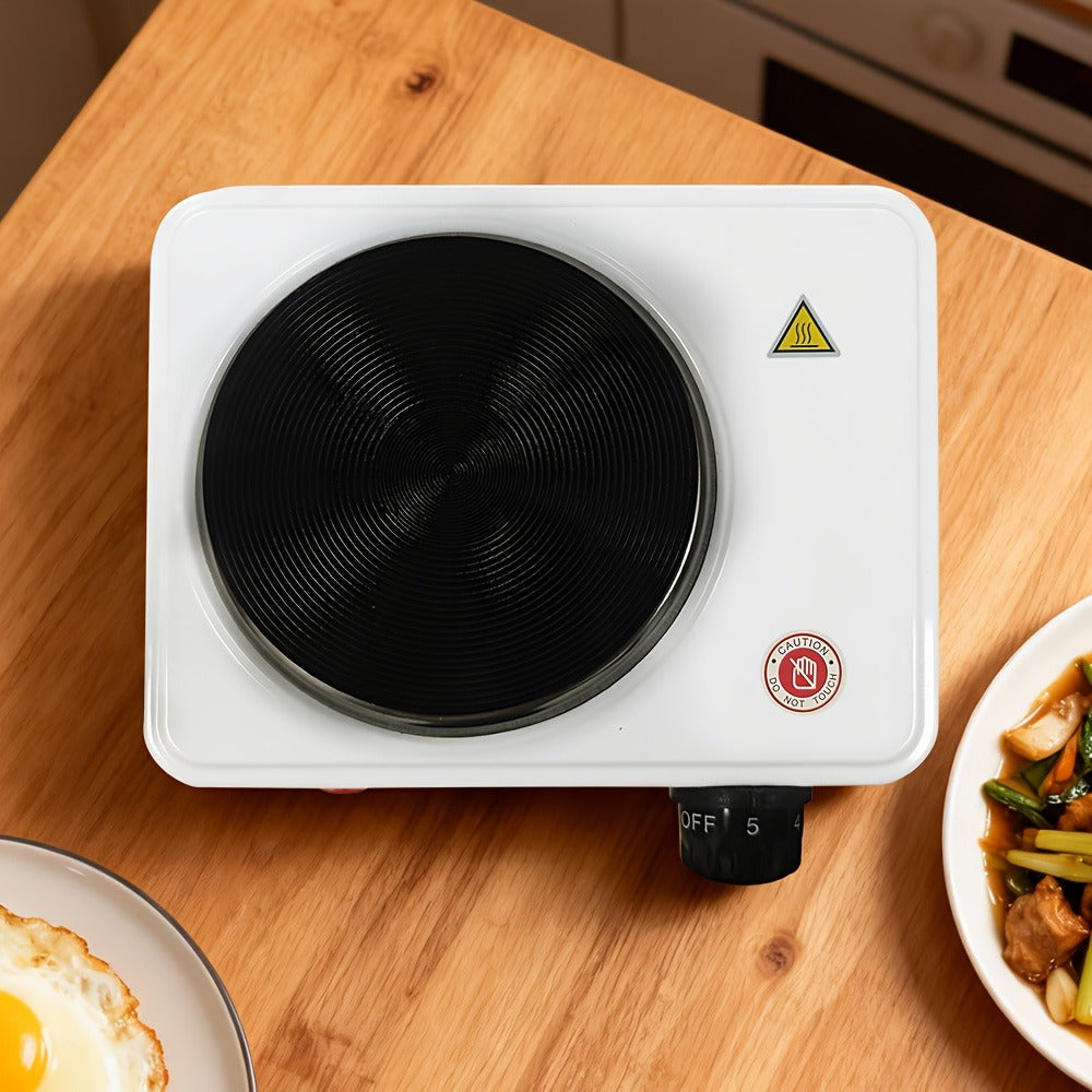 Electric Stove Desktop 5-Speed Temperature Control, Portable Electric Burner for Home & Camping, Compact Quick-Heating Countertop Stove