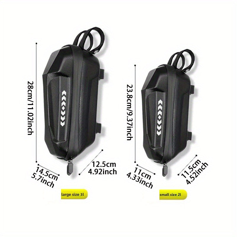 Electric Scooter Handlebar Bag Front Storage 2L Large Capacity – Portable Waterproof Handlebar Pouch for Phone, Wallet & Essentials
