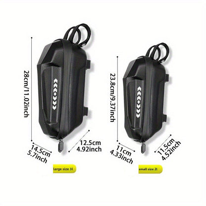 Electric Scooter Handlebar Bag Front Storage 2L Large Capacity – Portable Waterproof Handlebar Pouch for Phone, Wallet & Essentials