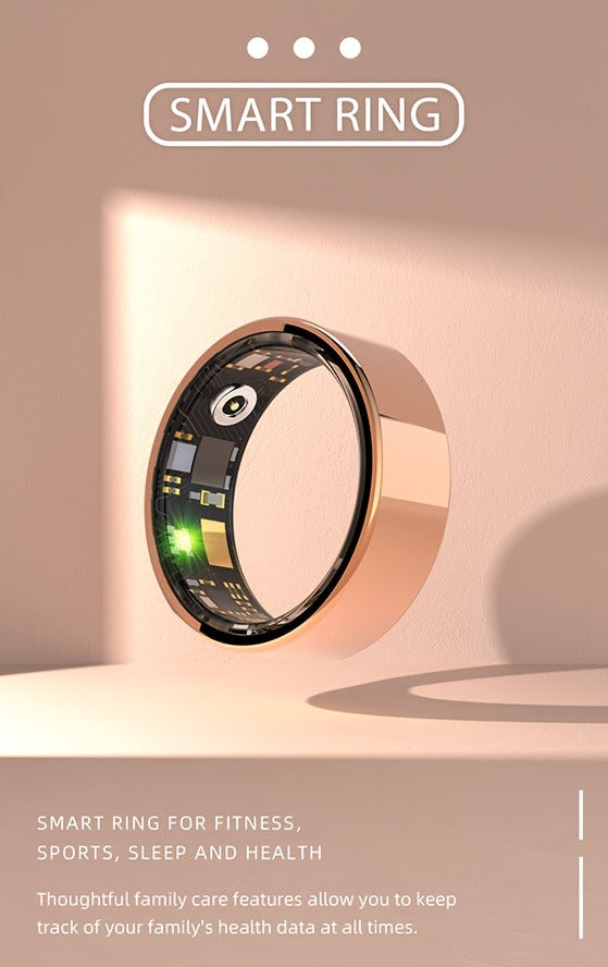 Smart Ring Activity Accessory in Black, Rose Gold or Silver with Seven Diameter-Based Size Options