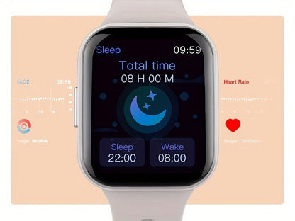 Smartwatch 1.69" HD Screen, 25 Sports Modes, IP68, Color Options & Everyday Wear Design with Activity Tools, Alerts and Color or Strap