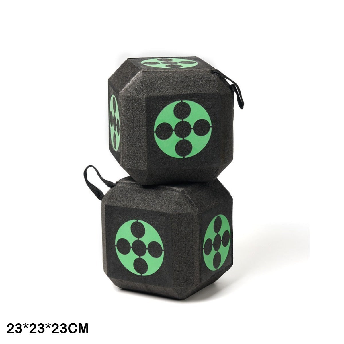 3D Archery Target Cube – Self-Healing Foam Multi-Faceted 23cm Block for Outdoor Backyard Range | Portable High-Density Target for Beginners