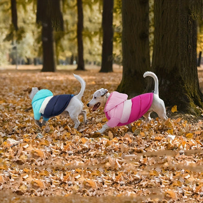 Dog Winter Coat Puffer Jacket Windproof Warm Padded Snow Vest for Small Breeds, Lightweight Outdoor Dog Clothes for Chihuahua Poodle