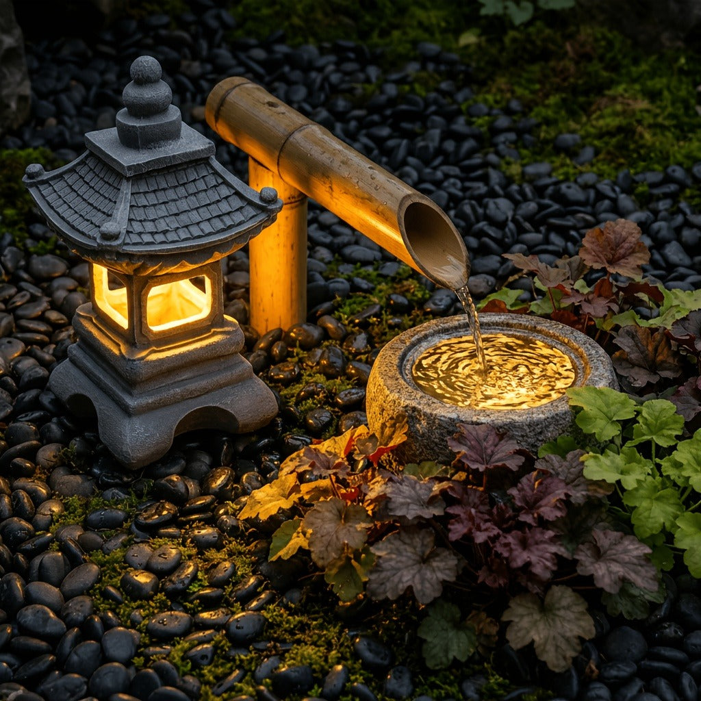 Solar Pyramid Light Sculpture, for Garden, Pathway and Patio Lighting, with the Listed Configuration