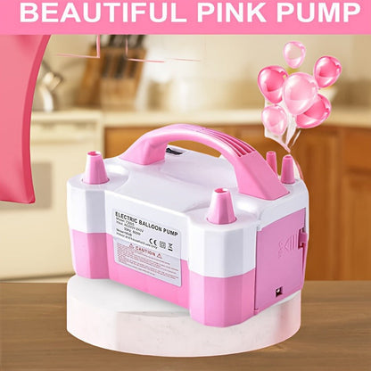 Electric Balloon Pump Double Nozzle 600W – Portable Fast Balloon Blower Inflator for Party Decoration, Birthday, Wedding & Events