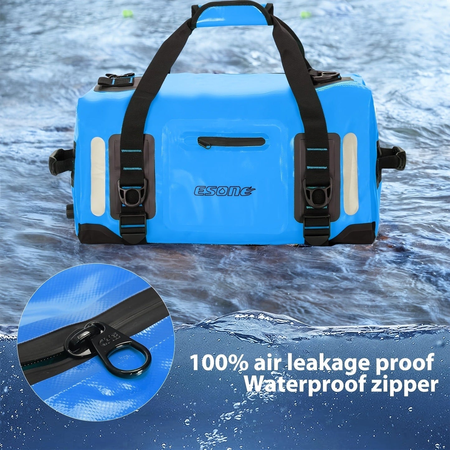Waterproof Dry Bag Backpack – 40L / 60L Duffel for Kayaking, Camping, Paddle Board & Surfing | Men & Women
