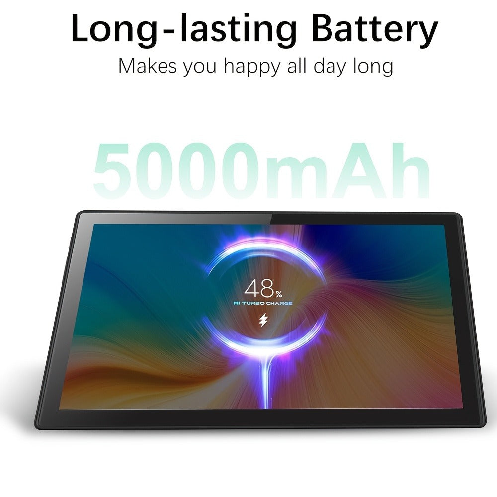 2-in-1 Tablet with Keyboard Mouse Stylus - Crelander 10 Inch Android Tablet 6GB RAM 128GB Storage for an Everyday Personal Care Routine