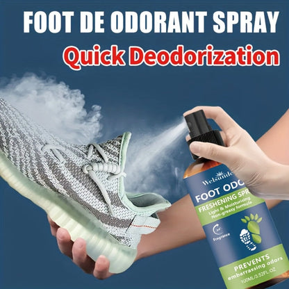 Foot & Shoe Deodorant Spray - Odor Control & Freshness, Quick-Absorbing Non-Greasy Formula, 100ml/3.52fl.oz